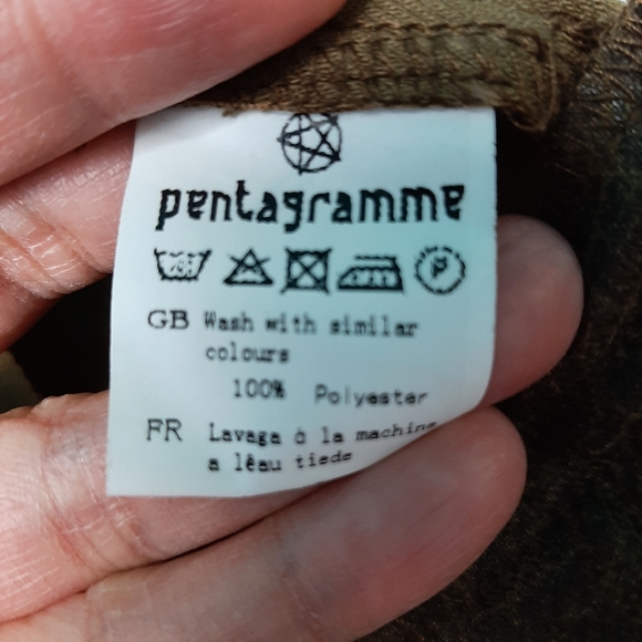 PENTAGRAMME FAUX LEATHER VINTAGE Crop Jacket - Picture 10 of 11